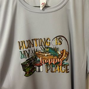 Men’s hunting front n back shirt
